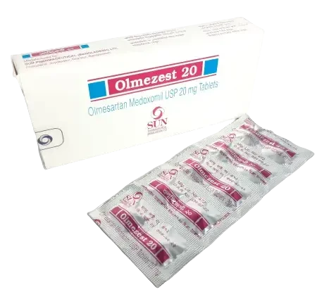 Tablet Olmezest (MRP 500) 20mg