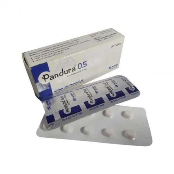 Tablet  Pandura(mrp 350) 0.5mg (50 Pcs)