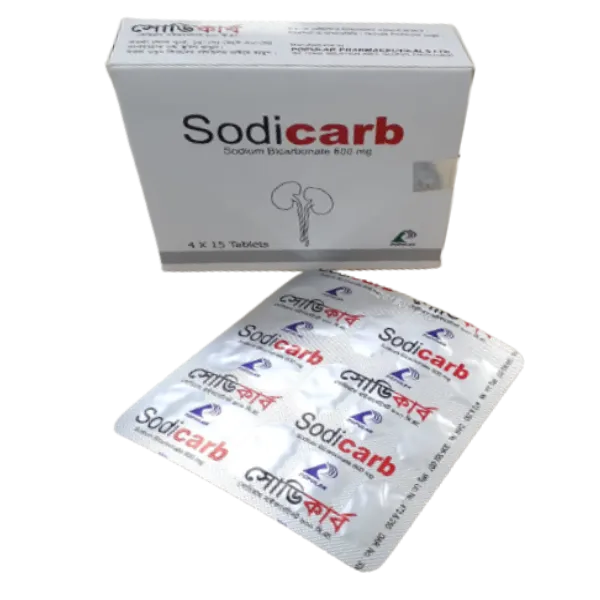 Tablet  Sodicarb 600mg (60 Pcs)