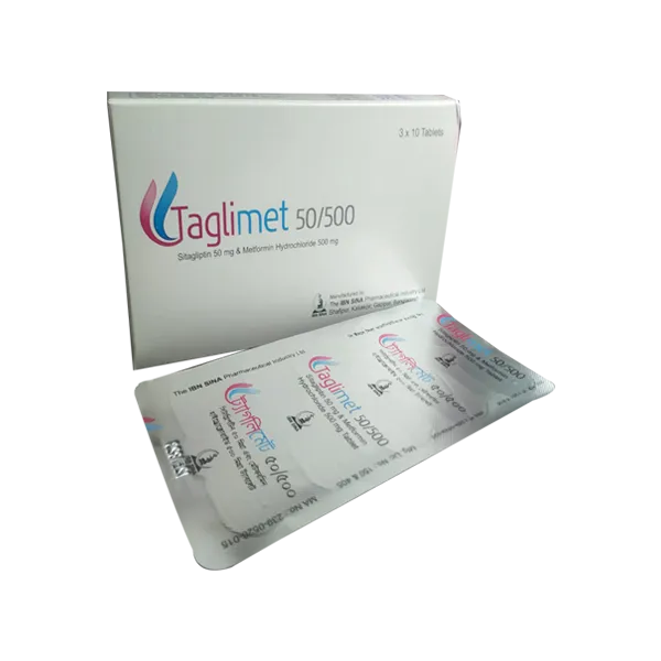 Tablet  Taglimet 50mg+500mg (30 Pcs)