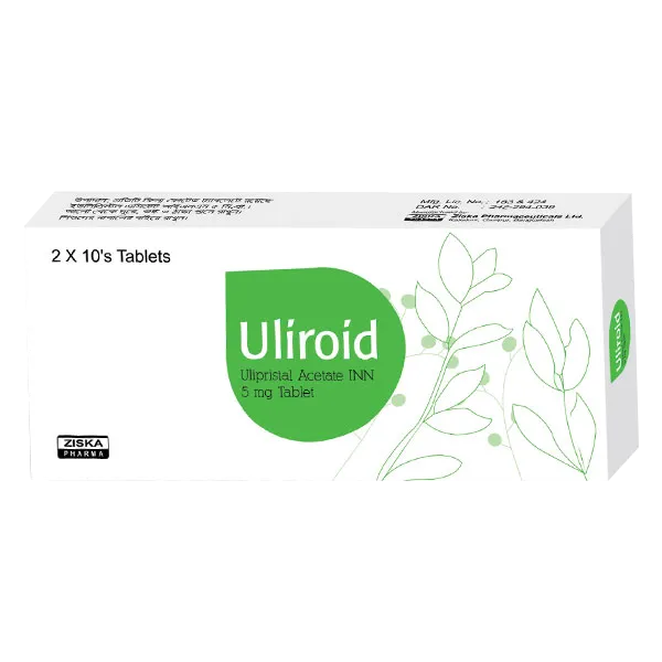 Tablet  Uliroid (MRP 1100) 5 mg (20 Pcs)