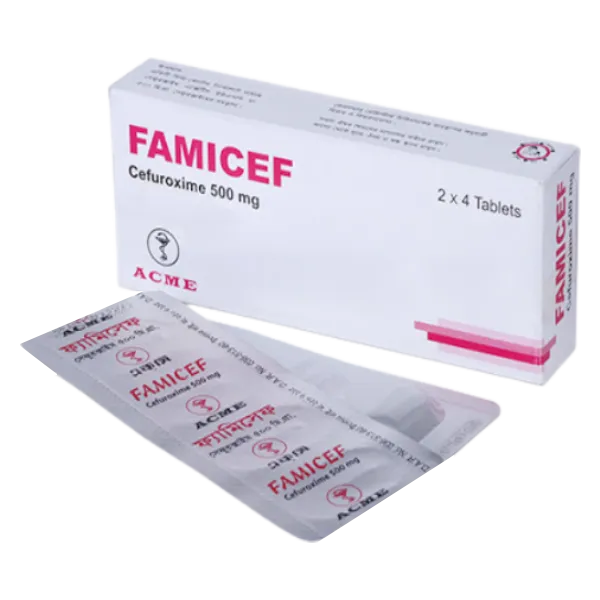 Tablet  Famicef (MRP-362.32) 500mg (8 Pcs)
