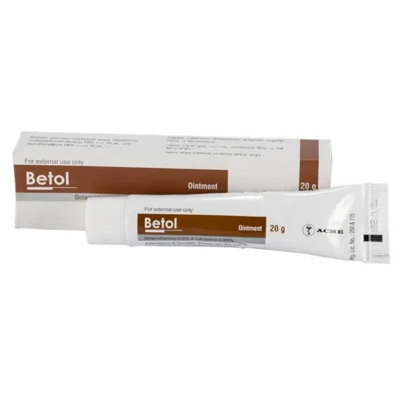 Ointment Betol .05 gm + .005 gm/100 gm