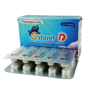Tablet  Ostoref D (MRP 330) 500mg+200iu (30 Pcs)