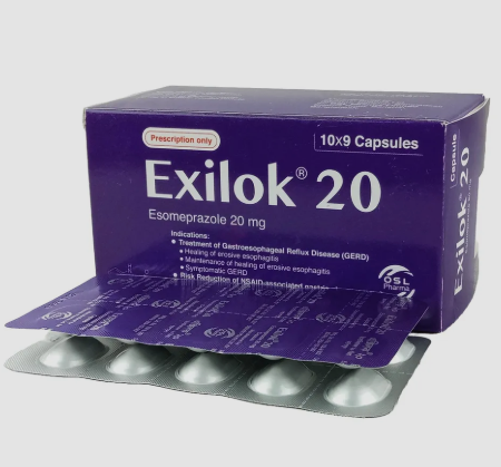 Capsule Exilok (MRP 630) 20mg (90 Pcs)